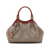 Beige Clair Gucci Fourre-tout Pli Détail Charme Amovible G De Verde FR